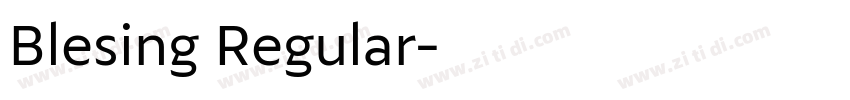 Blesing Regular字体转换 Blesing Regular字体转换